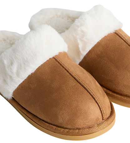 Name it Hjemmesko - NknReed - Medal Bronze/Fur Detail in Creme