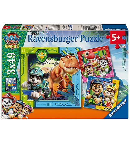 Ravensburger Puslespil - 3x49 Brikker - Paw Patrol