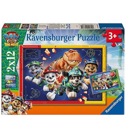 Ravensburger Puslespil - 2x12 Brikker - Paw Patrol