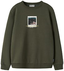 Name it Sweatshirt - NkmRair - Olive Night