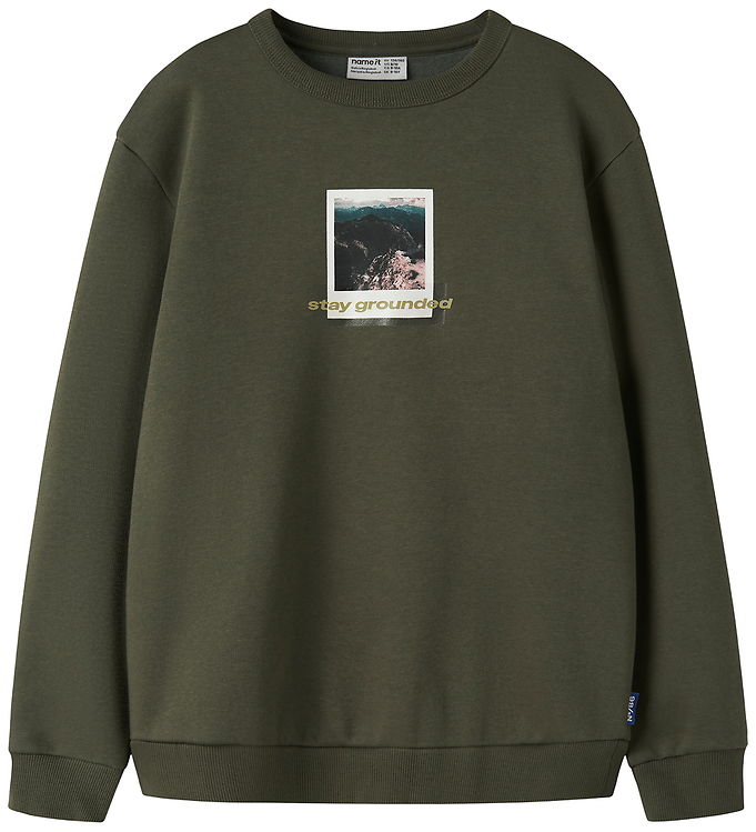 Name it Sweatshirt - NkmRair - Olive Night
