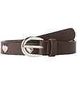 Name It Bælte - NkfRolia - Chokolate Plum m. Rivets