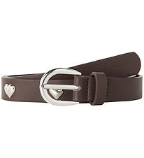 Name It Belt - NkfRolia - Chocolate Plum w. Rivets