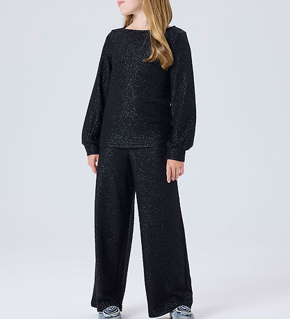 Name It Bukser - Wide - NkfRisine - Black