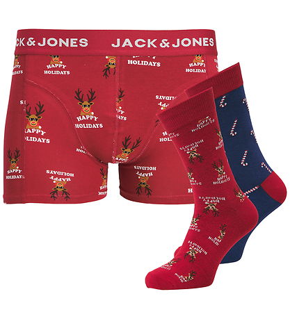 Jack & Jones Gaveæske - Boxershorts/Strømper - JacHappy - Rio Re