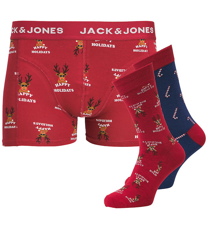 Jack & Jones Gaveæske - Boxershorts/Strømper - JacHappy - Rio Re