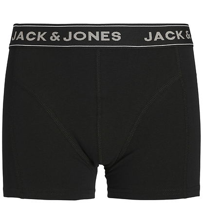 Jack & Jones Boxershorts - 3-Pak - JacBlack - Dark Grey Melange/