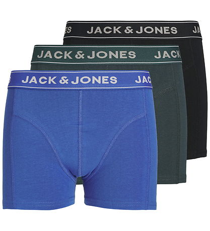 Jack & Jones Boxershorts - 3 -Pak - JacBlack - Black/Dazzling Bl