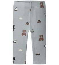 Name It Leggings - Rib - NbmRagner - Avgrunn