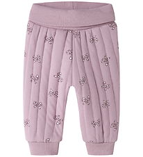 Name It Bukser - Quilt - NbfRulie - Mauve Shadows