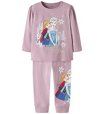 Name It Nattøj - 2-delt - NmfNessi - Frozen - Mauve Shadows