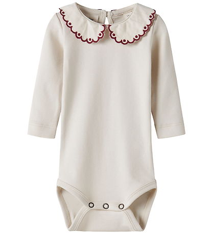 Lil' Atelier Body l/æ - NbfFundo - Turtledove/BIKING RED