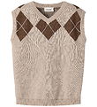 Lil' Atelier Vest - Strik - NmmRonan - White Pepper