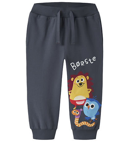Name It Sweatpants - NmmAban - Børste - Ombre Blue