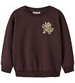 Name It Sweatshirt - NmmVildar - Chocolate Plum/Jurassic Prankst