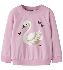Name It Sweatshirt - NmfVenus - Full Blooming Pink/Swan