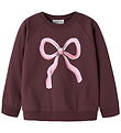 Name It Sweatshirt - NmfVenus - Catawba Grape/Bow