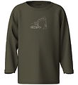 Name It Bluse - NmmVaglan - Olive Night/Excavator
