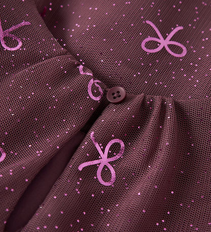 Name It Kjole - Tyl - NmfVabos - Catawba Grape/Dots