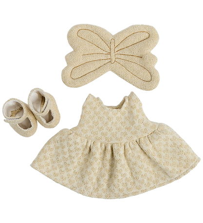 Smallstuff Dukketøj - Off. White/Gold