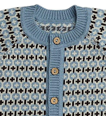 Smallstuff Cardigan - Uld - Strik - Light blue
