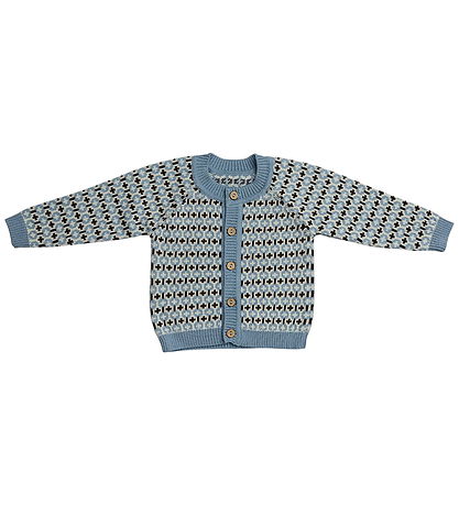 Smallstuff Cardigan - Uld - Strik - Light blue