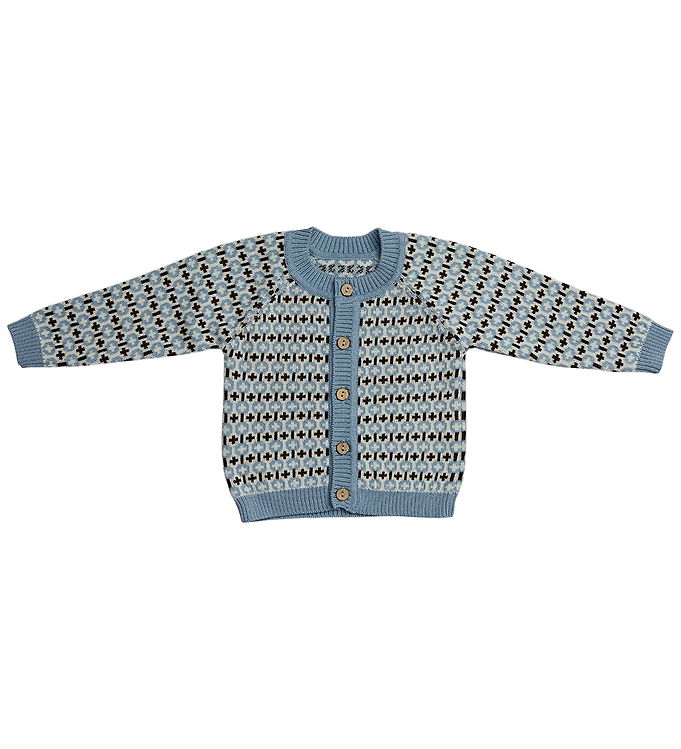 Smallstuff Cardigan - Uld - Strik - Light blue
