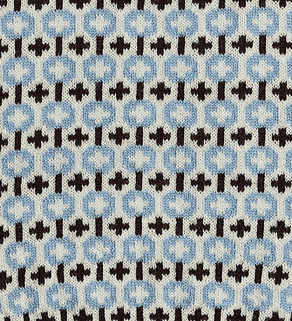 Smallstuff Heldragt - Uld - Strik - Light Blue m. Mønster
