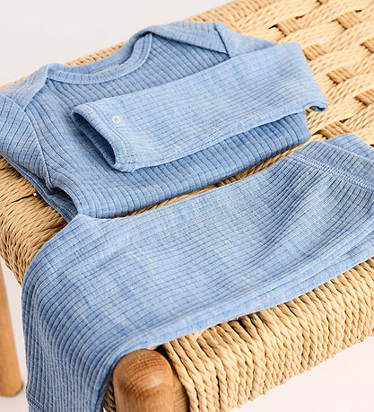 Smallstuff Leggings - Uld - Light Blue