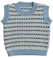 Smallstuff Vest - Strik - Uld - Light Blue