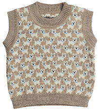 Smallstuff Vest - Strik - Uld - Nature Melange