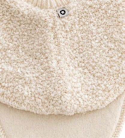 Smallstuff Elefanthue - 2-lags - Uld - Off. White m. Ører