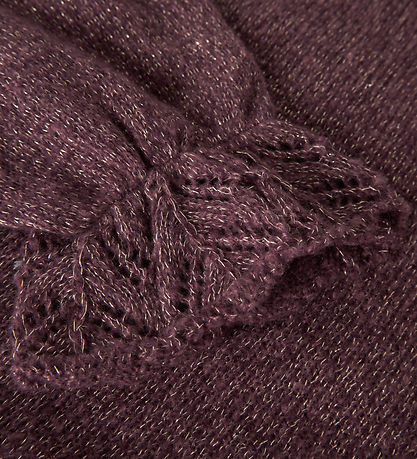 Name It Bluse - Strik - NmfRuel - Catawa Grape/Gold Lurex