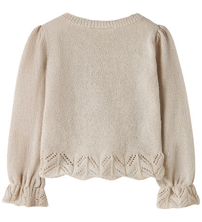 Name It Bluse - Strik - NmfRuel - Peyote Melange P/Silver Lurex