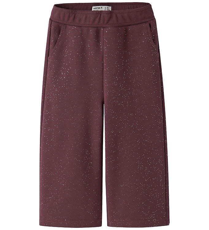 Name It Sweatpants - Wide - NmfRilono - Catawba Grape