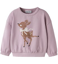 Name It Sweatshirt - NmfRyfie - Mauve Shadows