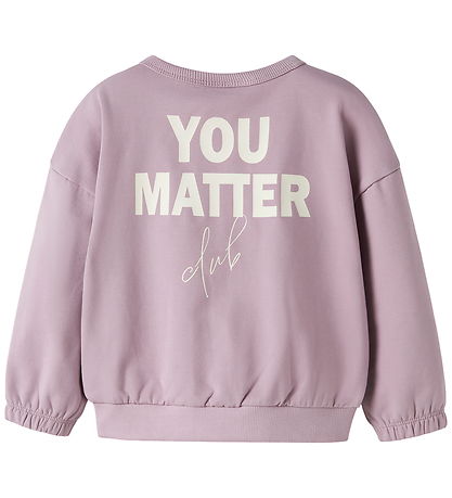Name It Sweatshirt - NmfRyfie - Mauve Shadows
