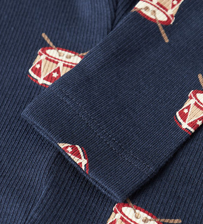 Name It Leggings - Rib - NbmRistmas - Navy Blazer/Drums