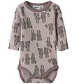 Name It Body l/æ - Uld - NbfWillow - Violet Ice/Bunnies