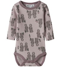 Name It Body l/æ - Uld - NbfWillow - Violet Ice/Bunnies