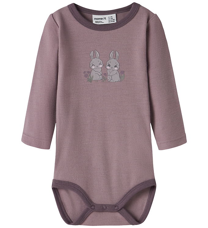 Name It Body l/æ - Uld - NbfWillow - Toadstool/Bunnies