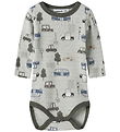 Name It Body l/æ - Uld - NbmWillow - Mineral Gray/City Cars