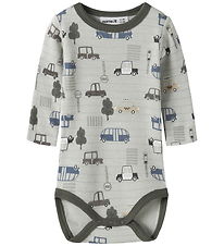 Name It Body l/æ - Uld - NbmWillow - Mineral Gray/City Cars