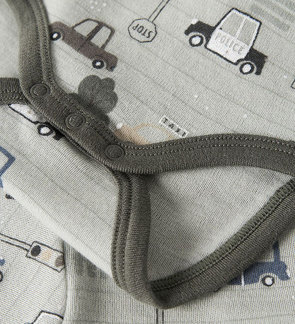Name It Body l/æ - Uld - NbmWillow - Mineral Gray/City Cars