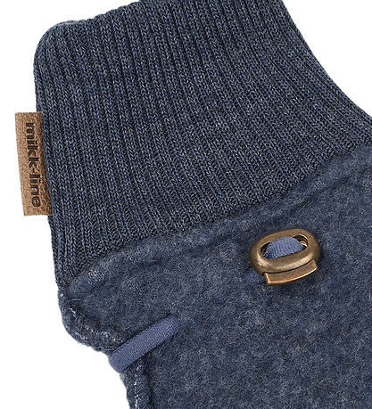 Mikk-Line Luffer - Uld - Blue Melange