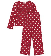 The New Nattøj - 2-delt - Rib - TnHoliday - Rio Red