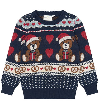 The New Siblings Bluse - Strik - TnstHoliday - Multi Colour