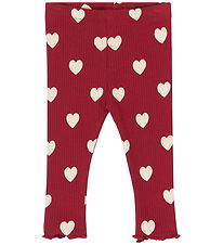 The New Siblings Leggings - Rib - TnsbHoliday - Rio Red AOP TN