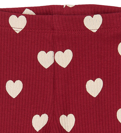 The New Siblings Leggings - Rib - TnsbHoliday - Rio Red AOP TN