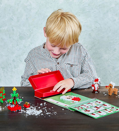 Plus-Plus Aktivitetssæt - Puzzle By Number - 125 stk. - Christma